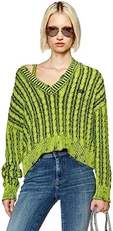 あ*ん様 DIESEL オリーブグリーン 長袖カットソー Amazon | [Diesel] (ディーゼル) レディース 長袖ニット トップス