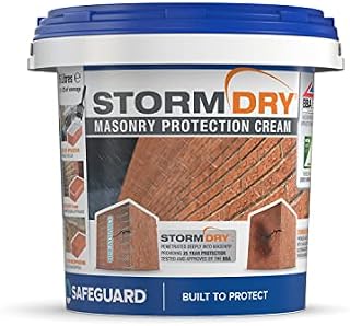Stormdry Masonry Protection Cream (5 Litre) - The Only BBA & EST Certified Brick Waterproofer - Proven 25 Year Protection Against Penetrating Damp