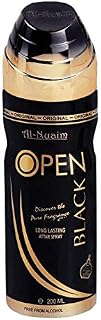 Al Nuaim Open Black Deo 200 ML. [Free From Alcohol] Price In India