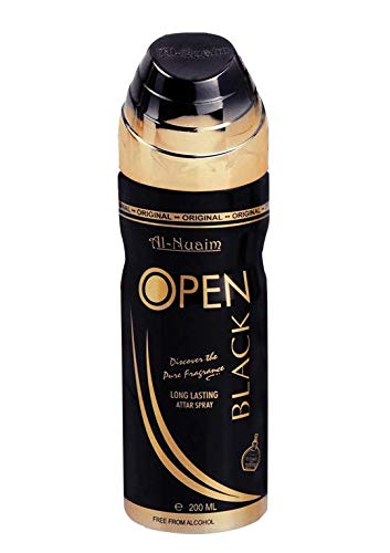 Al Nuaim Open Black Deo 200 ML. [Free From Alcohol] - Review, Price and Buying Guide