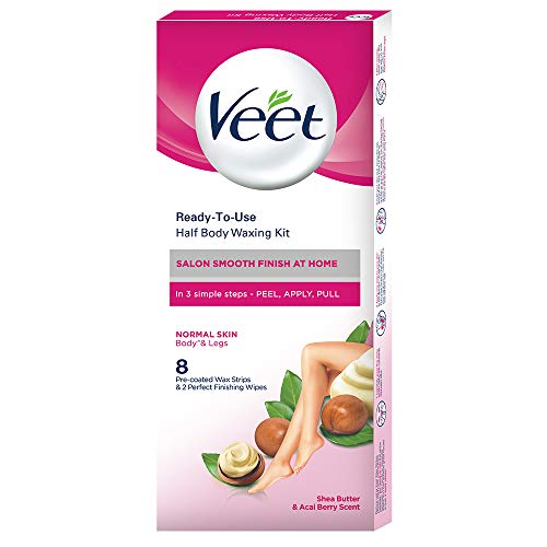 Image of Veet Full Body Waxing Kit for Normal Skin - 8 Strips - Old Formulation