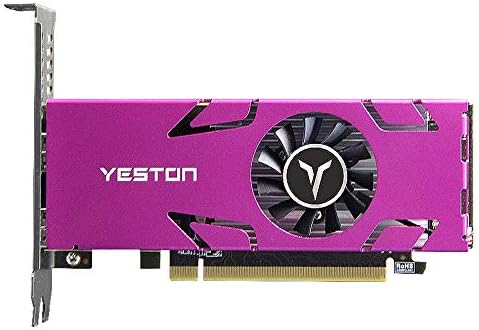 Yeston Radeon RX 550 4GB GDDR5 4 Monitor Video Card 1183MHz 512processors PCIExpress 3.0 Video Cards DirectX12 Half Height Graphics Card of Desktop