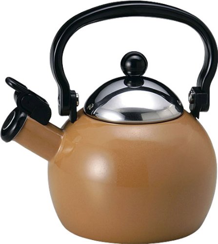 Amazon.com: ejiry beisikku・faibu Whistling Kettle, 1.3l, Brown