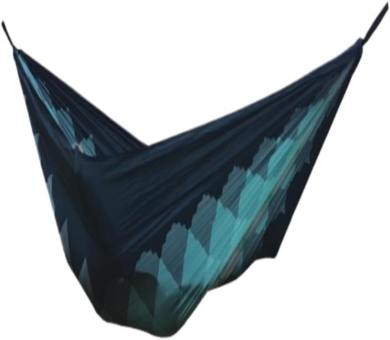 Hammock Outdoor Camping Leisure Single Single and Double Hammock Parachute Cloth Ultra-Light Park Camping Hammock Hammocks for Outside(Blue)