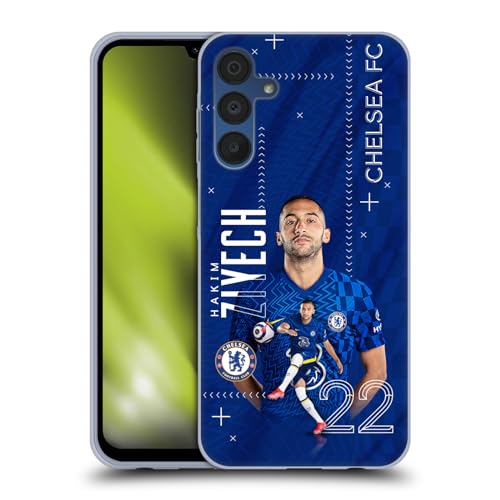 Funda de gel Chelsea FC Hakim Ziyech para Samsung Galaxy A15 carcasa suave