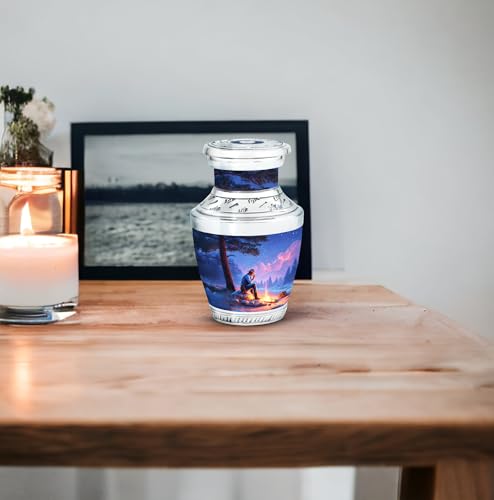 Image of Cowboys Urn Memorial Urn Human Ash 3 Inch 4 Qty | Small Urns for Human Ashes Cremation Urns for Men & Women
