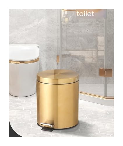 Caneca de basura silenciosa acero inoxidable 13 gal miniatura 5