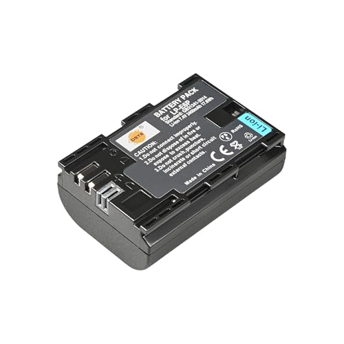 Batería LP-E6P DSTE 2400mAh y cargador micro USB para Canon EOS R5 Mark II 2