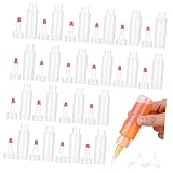 Bouteille à presser pour : la bouteille est confortable à tenir et convient à la décoration de biscuits, à la décoration de gâteaux ou à l'assaisonnement pour hamburgers, bouteilles à presser pour condiments