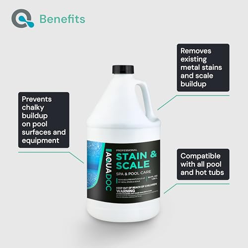 Image of AquaDoc Pool & Spa Stain and Scale Remover for Hot Tubs - 64oz