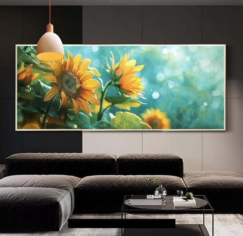 Broderie diamant kit complet fleurs pour déco salon cocooning