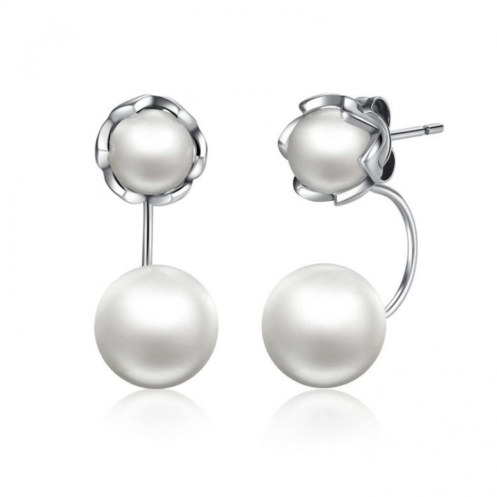 Bijoux de perles simulées en argent sterling au lustre exceptionnel - 5
