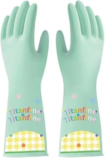 [Ghbunuz] 手袋、洗い物、抗菌、耐摩耗、家事、冷水、優しさ、滑り止め、繰り返し使用可能、女性向け