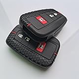 Happyit Silicone Car Key Shell Case Cover Compatible with Toyota Camry RAV4 Highlander Avalon C-HR Prius Corolla GT86 3 Buttons - Image 4