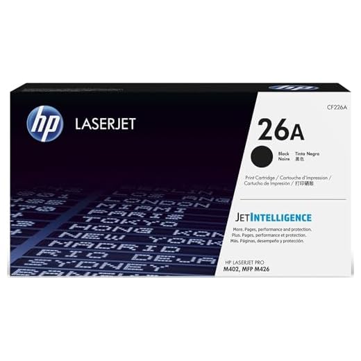 HP 26A Black Toner Cartridge | Works with HP LaserJet Pro M402 Series, HP LaserJet Pro MFP M426 Series | CF226A