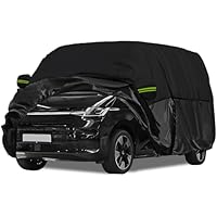 Autoabdeckung Ersatz für VW T5 T6 SWB, Wetterfeste UV-beständige Autoabdeckung Vollgarage Ersatz mit Seitentür-Reißverschluss, Atmungsaktiv Autoplane Ganzgarage für VW T5 T6 SWB, L490(470-490cm)