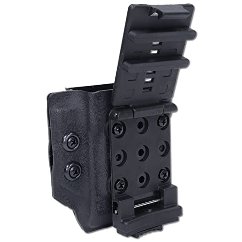 Ccw Tactical Kydex Ar-15 / M4 / M16 5.56Mm Rifle Single Mag Pouch | Veteran Made In The Usa | Premium Mag Holster With Belt Clip Attachement | Black - Single #TOP2