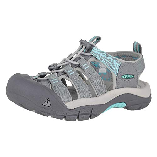 KEEN Women s Newport H2 Steel Grey Blue Turquoise Sandal 7 M US