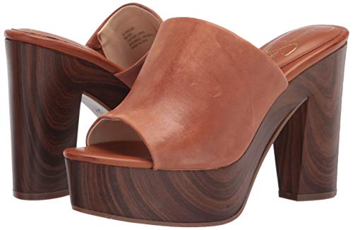 Jessica Simpson Womens Shelbie Block Platform Heeled Sandal, Caramel, 9 Us #TOP6