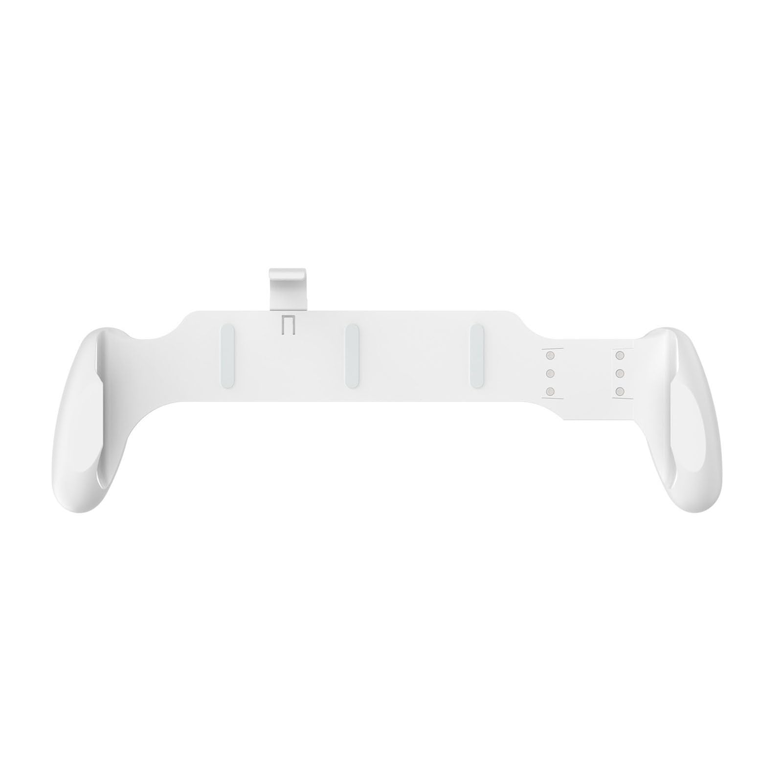 Ejoyous Impugnatura per 2, Impugnatura Asimmetrica per Console di Gioco in ABS, Maniglia Ergonomica Antiscivolo per 2 2025 OLED e, Comfort Leggero per Giochi Portatili (WHITE)