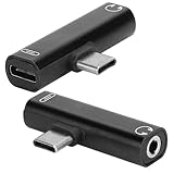 Keenso Adaptateur de Câble TypeC pour LeEco Le 2, 6-convertisseur de Casque de Chargeur en Alliage D'aluminium (Black) Keenso Adaptateur de Câble TypeC pour LeEco Le 2, 6-convertisseur de Casque de Chargeur en Alliage D'aluminium (Black)