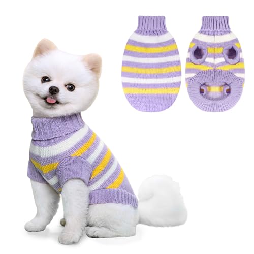 Lyneun Hundepullover für Weihnachten - Warm Strickpullover, Weihnachtspullover für Hunde - Haustier Kostüm Mantel