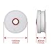 Smoke Detector, Ardwolf 2 Pack Photoelectric Smoke and Fire Alarm with UL Listed GS528A Battery-Powered (9V Battery Included)，10 Years Life Time, Save Lives When Fire Happen at Home, Hotel, School
