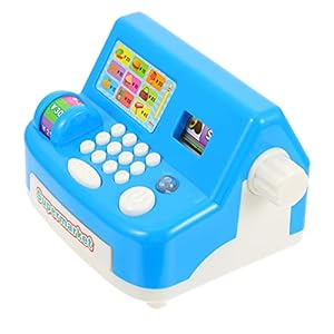 NOLITOY Kassa Toy Mini Classic Toy Pretend Play Supplies Preschool Gift voor Kid Peuter (willekeurige kleur)