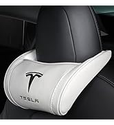 TOPABYTE Tesla Car Neck Yastık Memory Foam Ergonomik Tasarım Koltuk Boyun Desteği Baş Desteği