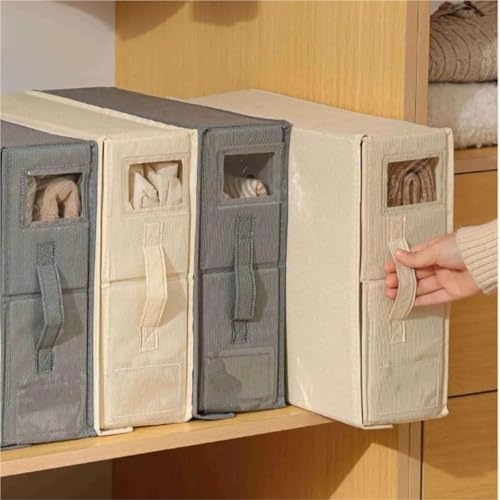 Boîte de rangement pliable pour linge de lit et vêtements gain de place