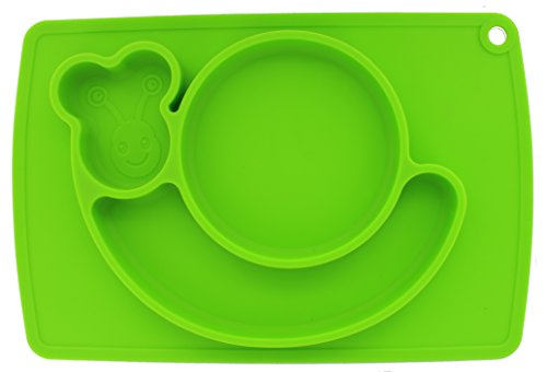 Chef Vinny Silicone Baby Snail Placemat (Green)