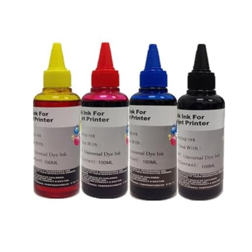 KIT Ricarica cartucce 4 x 100ml universale inchiostro colori compatibile per Brother, Canon, Epson, HP, LEXMARK, XEROX, DELL.