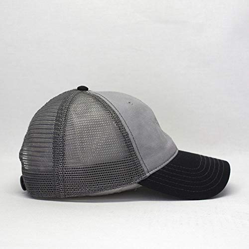Image of The Vintage Year Washed Cotton Unstructured Soft Mesh Adjustable Trucker Baseball Cap