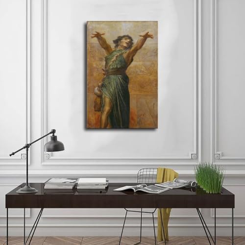Toile Jonah par George Frederick Watts - Cadre Suspendu 20x30 cm