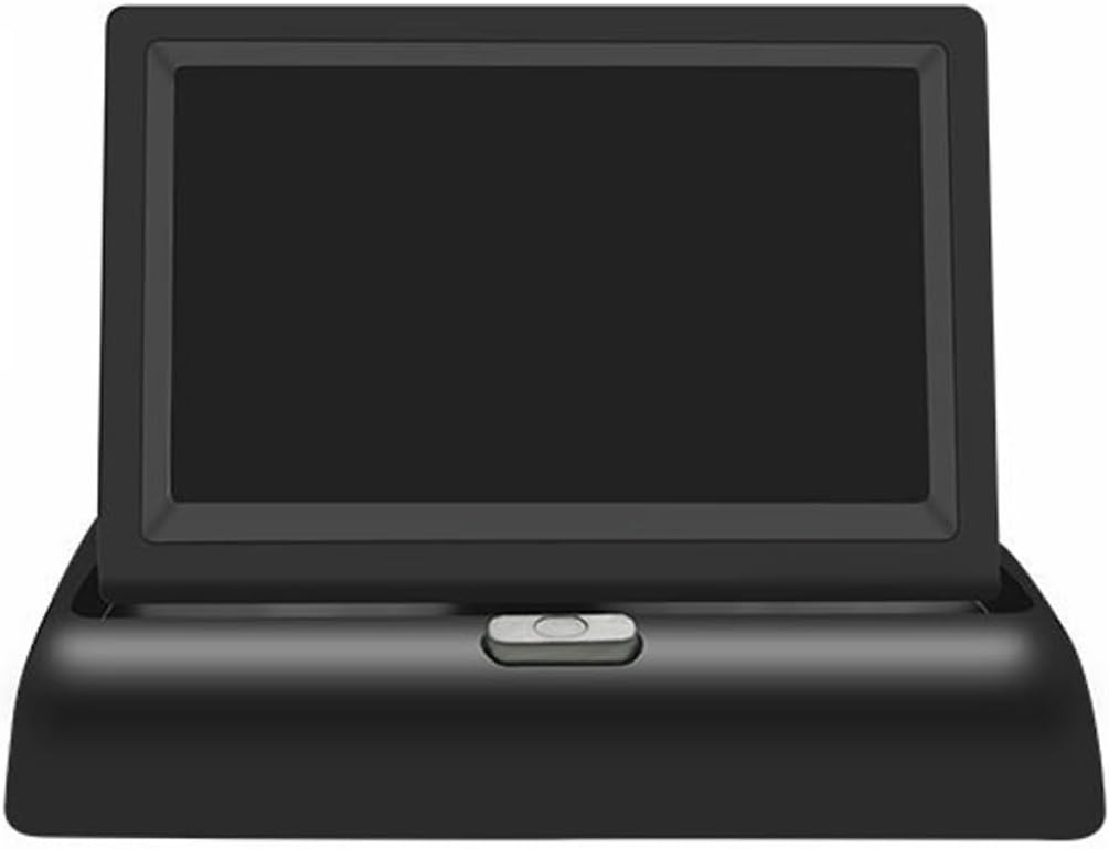 Folding Car Display Monitor High-Definition Rear View Screen for Cars Trucks Rvs Viewing Easy DIY Installation Day Night Functionality