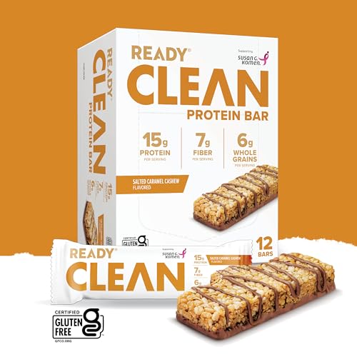 Image of Ready Protein Bars, Salted Caramel Cashew, 15g Whey Protein, 12 Ct