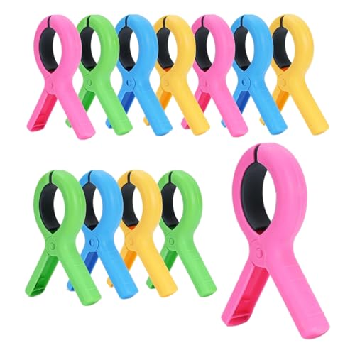 8/12個ビーチタオルクリップ、洗濯ばさみ大、カラフルビーチタオルクリップ、防風プラスチック洗濯ばさみ、軽量 、大型高耐久性洗濯バサミ、ランドリー 、ビーチチェアプール、ピクニック キャンプ用