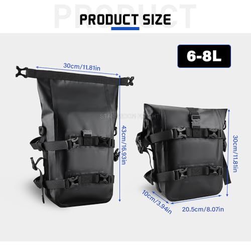 Alforja para barras antivuelco de motocicleta BMW R1200 GS LC R 1250 1200 RS, impermeable y resistente miniatura 7