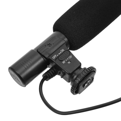 Micrófono para grabación de vídeo Mikikit estéreo conector de 3.5mm para cámaras réflex digitales 3