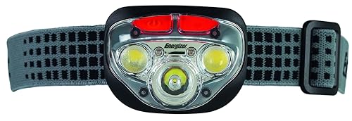 Energizer LED Head Torch, IPX4 Water Resistant, Very Bright and Durable, Batteries Included, Camping Head Torch