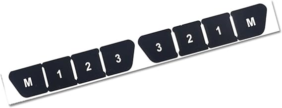 Button Repair Decal Sticker Set, For Mercedes-Benz C-Class W204 E-Class W212, For SLK R172 CLS W218 A-Class W176 B-Class W246, For GLK X204 Interior Switch Overlay