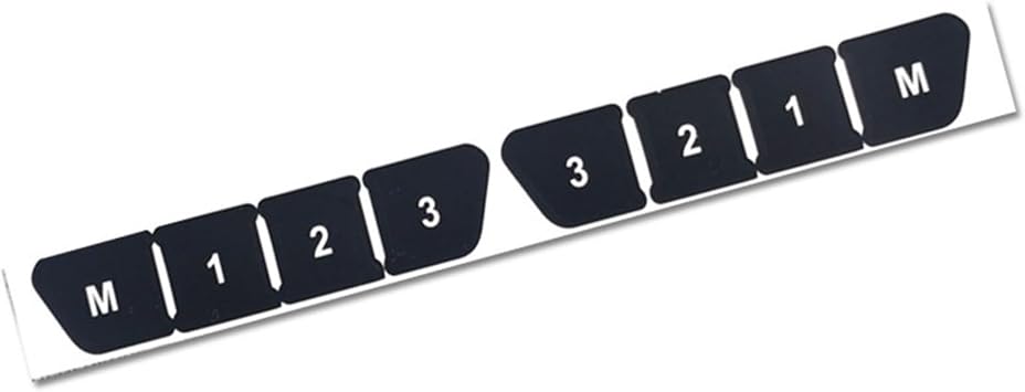 Button Repair Decal Sticker Set, For Mercedes-Benz C-Class W204 E-Class W212, For SLK R172 CLS W218 A-Class W176 B-Class W246, For GLK X204 Interior Switch Overlay
