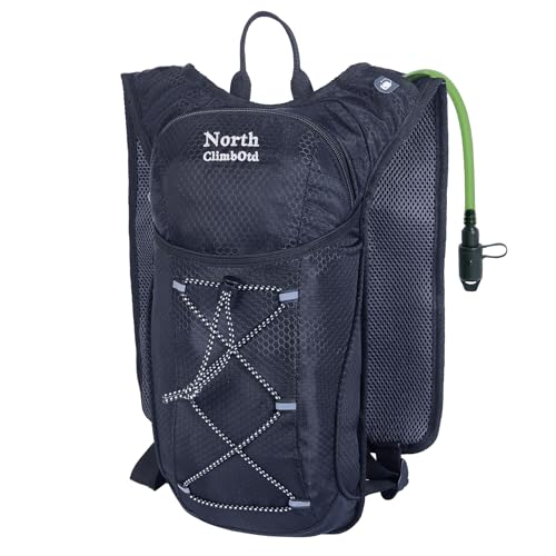 NorthClimbOtd Hydration Backpack, Water Buffalo Hydration Backpack with 2L Water