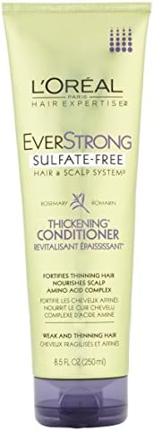 L'Oreal Paris EverStrong Sulfate Free Thickening Conditioner, Rosemary 8.5 Fluid Ounce