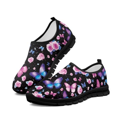Image of Women's Loafers Slip On Slip Shoe Casual Walking Shoes Non Slip Work Shoes Mesh Athletic Sneakers