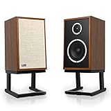 KLH Model Three 2-Way 8-inch Acoustic Suspension Bookshelf Speaker - Pair (English Walnut)