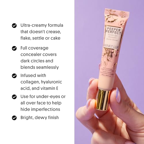 image for Winky Lux Peeper Perfect Under Eye Concealer, Makeup & Eye Brightener,