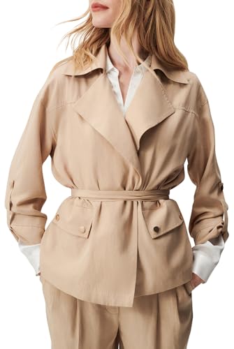CAROLL 242V-VOLTAGE Blazer, Galleta, 38 para Mujer
