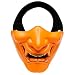 Outry Half Face Mask - One Size Fits Most - Lower Face Protective Mask for Airsoft/Paintball/BB Gun/CS Game/Hunting/Shooting, Ideal Mask for Halloween, Cosplay, Costume Party and Movie Prop