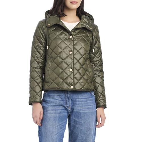 Veste compressible femme kate spade new york - Manteau court matelassé avec sac inclus